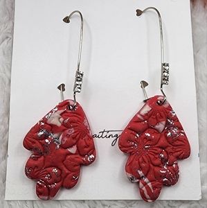 CLAY EARRING/handmade/hypoallergenic/polymer clay/lighweight.